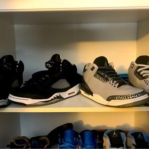 Jordan retro 3 wolf grey mens size 11